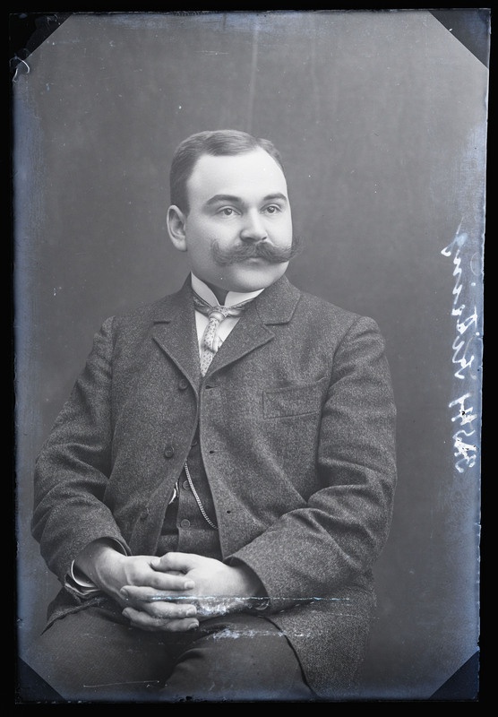 negatiiv Julius Kitsing, metsandusteadlane, foto J. Riet, neg 3541, 23.04.1904