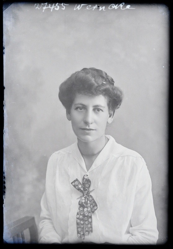 negatiiv Pia Ida Antonietta Werncke, aiandushuviline (kiviktaimlas üle 300 taime), foto J. Riet, neg 27455, 29.08.1918