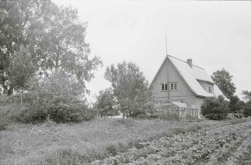 negatiiv, Viljandimaa, Väike-Kõpu, Johannes Reeseni sünnikoht (uus maja), 1978