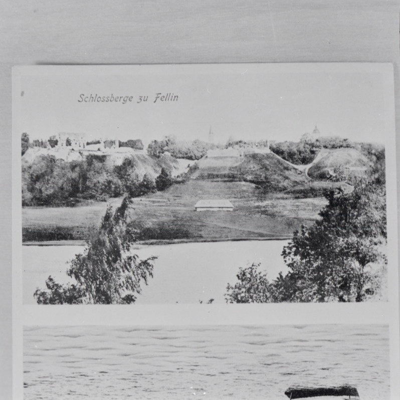 negatiiv, Viljandi järv ja lossimäed, u 1900