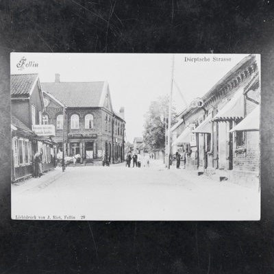 negatiiv, Viljandi, Tartu tn, u 1905  duplicate photo