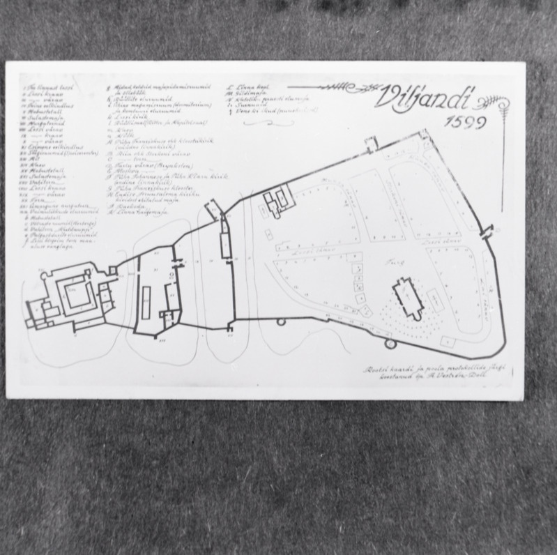 negatiiv, Viljandi linna plaan, 1599