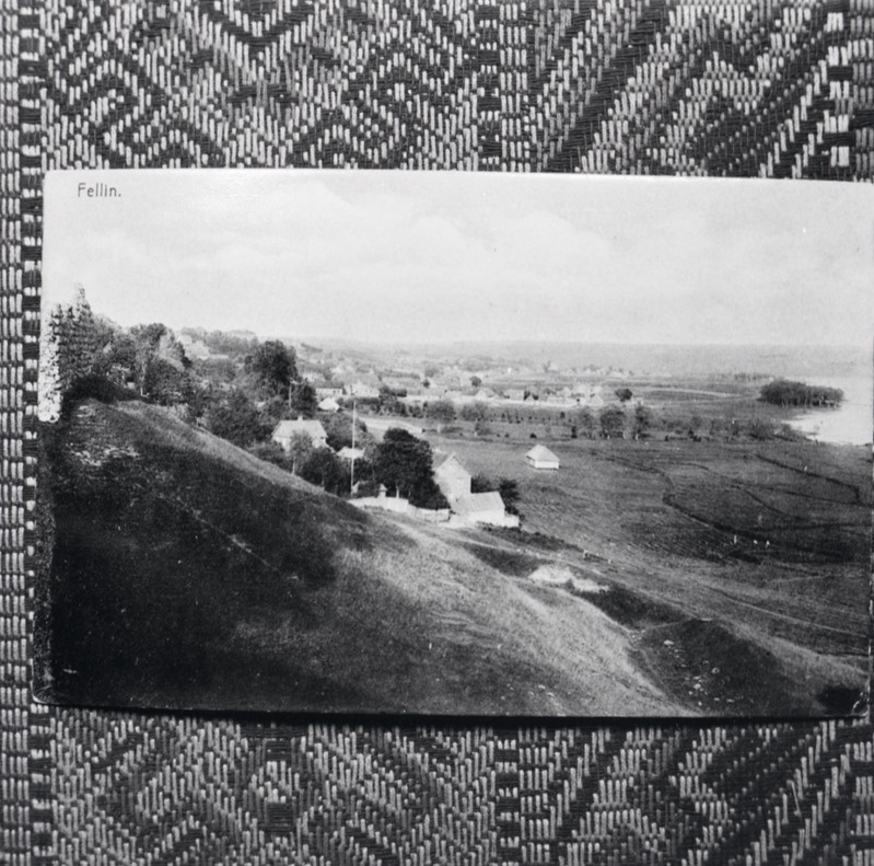 negatiiv, Viljandi, vaade linnale II Kirsimäelt, 1910ndad
