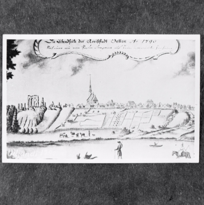 negatiiv, Viljandi gravüür, 1790