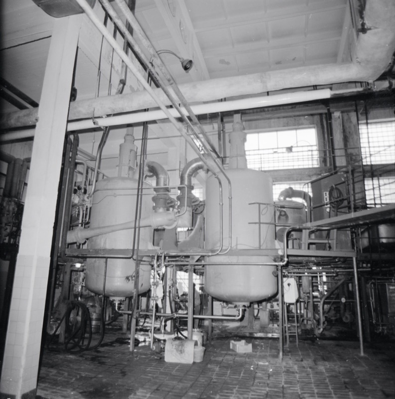 negatiiv, Viljandi, Piimatoodete kombinaat, sisevaade, 1983