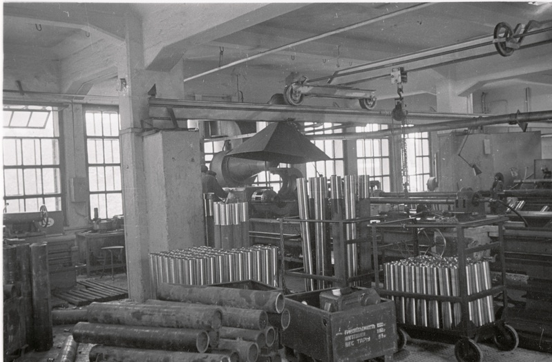 negatiiv, TET-i (Talleks) Viljandi tsehh, sisevaade, 1970-ndad