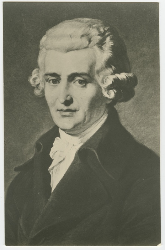 Franz Joseph Haydn, Austria helilooja, poolportree
(1732 - 1809).
Foto maalist