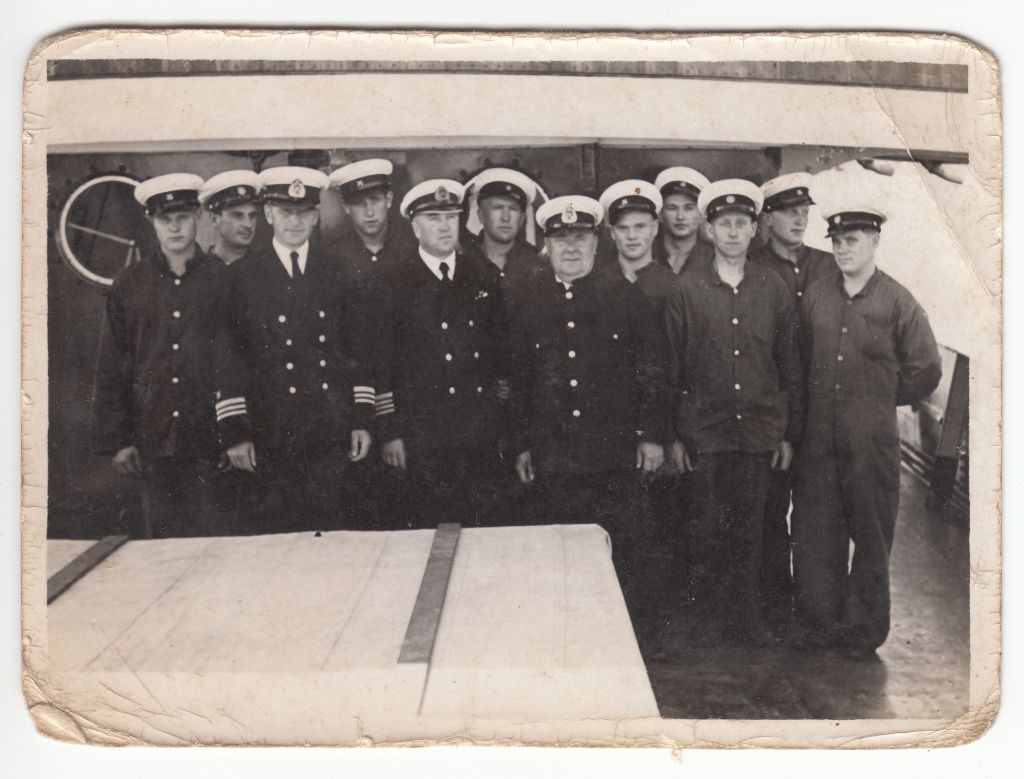 grupifoto, hüdrograafialaeva "Meripoeg" meeskond