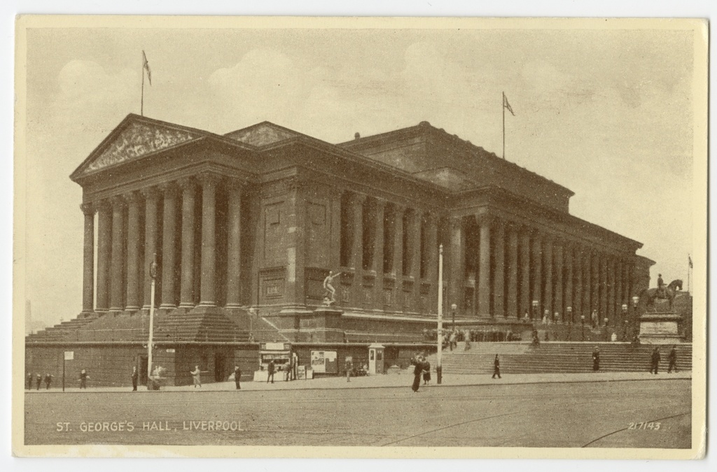 Inglismaa. Liverpool, vaade George´i Hallile