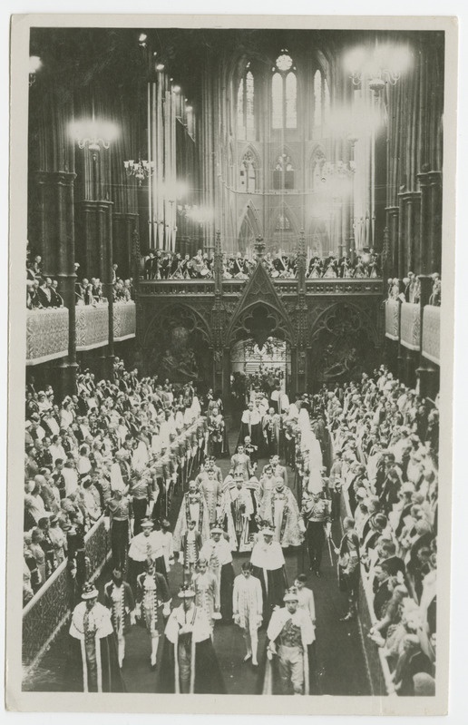 Inglismaa. London. Kuningas George VI ja kuninganna Elizabethi kroonimine Westminster Abbeys