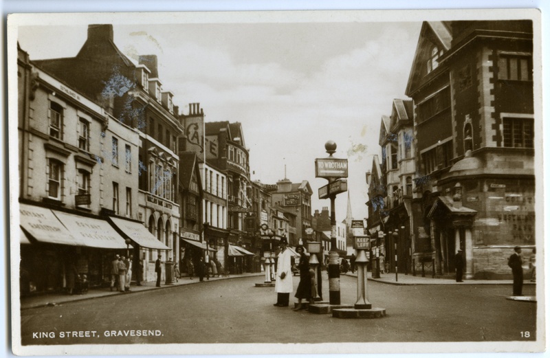 Postkaart: Gravesend, King Street