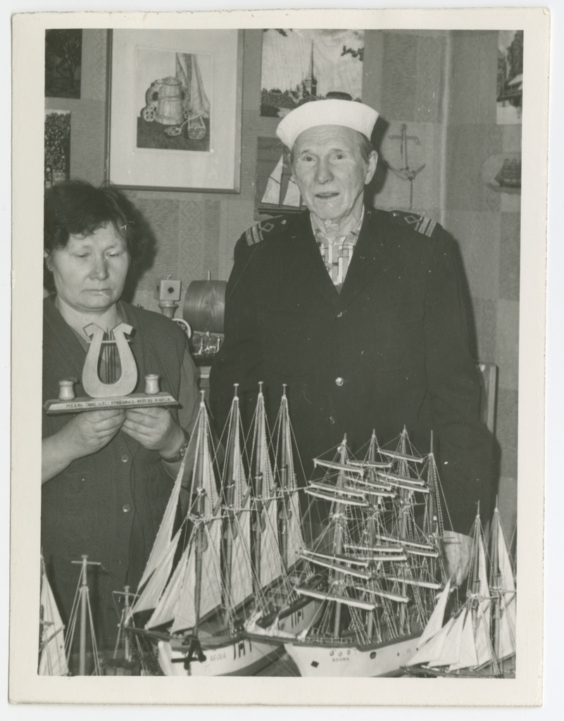 Karla Riimann (meremees) koos abikaas Meery'ga