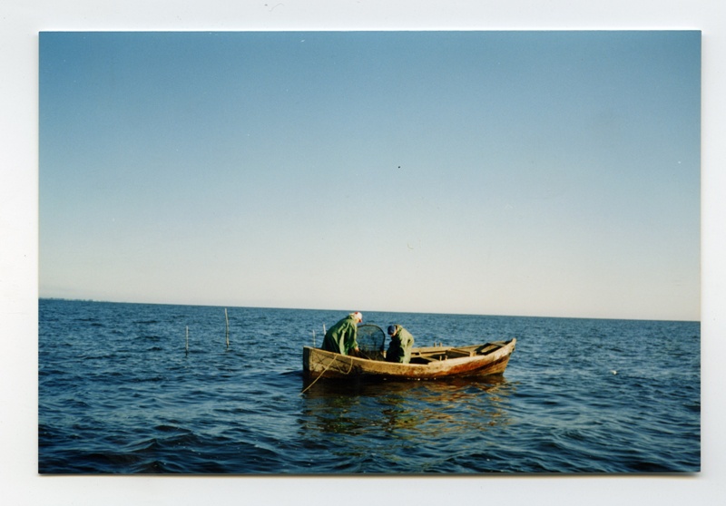 Meerapalu kalurid paadiga Peipsi järvel.
15.08.1991