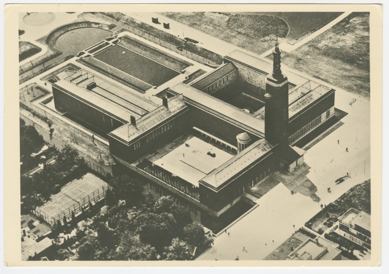 Boijmans Van Beuningeni muuseum Rotterdamis, Holland. Vaade õhust
