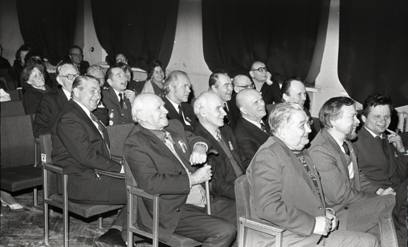Eesti Riikliku Meremuuseumi 50. aastapäevale pühendatud teaduskonverents Tallinna Mereklubis (Uus-Sadama 14): vaade kuulajatele saalis.
30.01.1985
