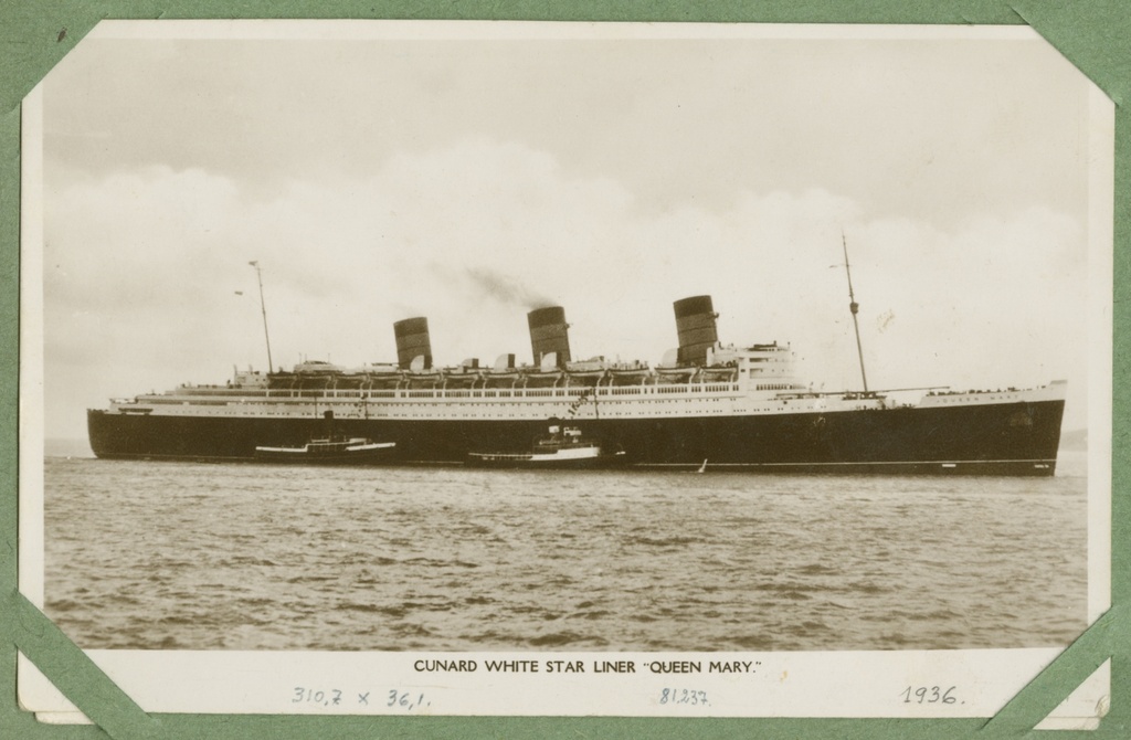 Cunard White Star Line'i ookeaniaurik R. M. S.  "Queen Mary"