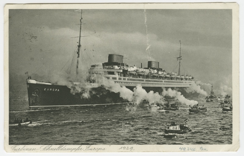 HAPAGi ja NDLi kiir-reisilaev "Europa"