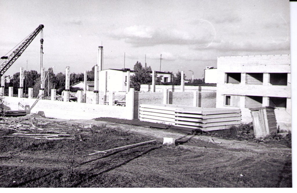 Iisaku KK võimla ehitus 1977.a.