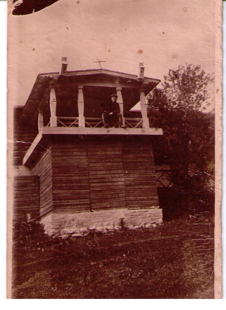 Foto. Iisaku metskonna maja rõdu, 1930.a.