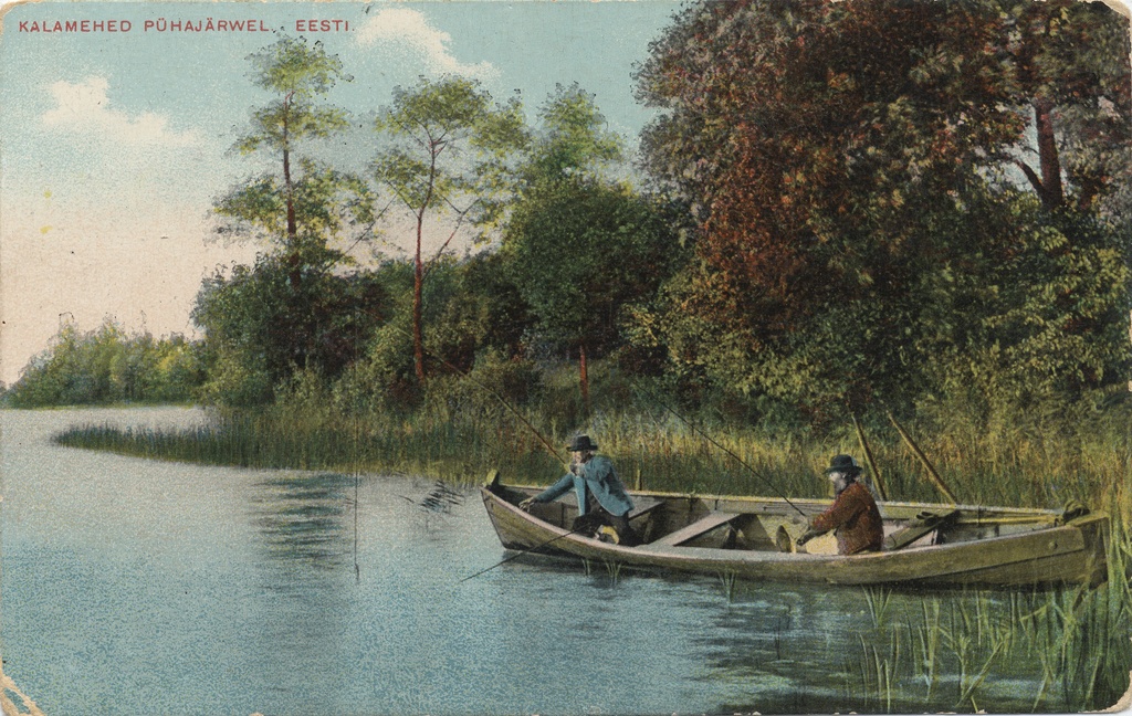 Fishermen in St. Petersburg : Estonia