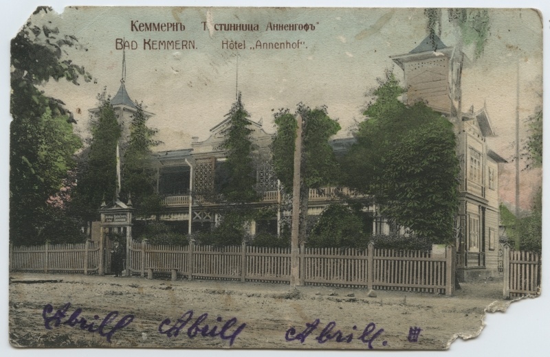 Hotell "Annenhof" Kemeri (Jurmala) kuurordis