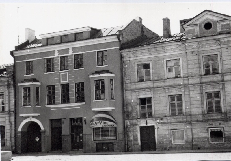 J. Ewersi restoranihoone Tallinnas Vana-Viru 7 Arhitekt Karl Burman, 1926, ümberehitus Karl Tarvas, 1938 - reprod