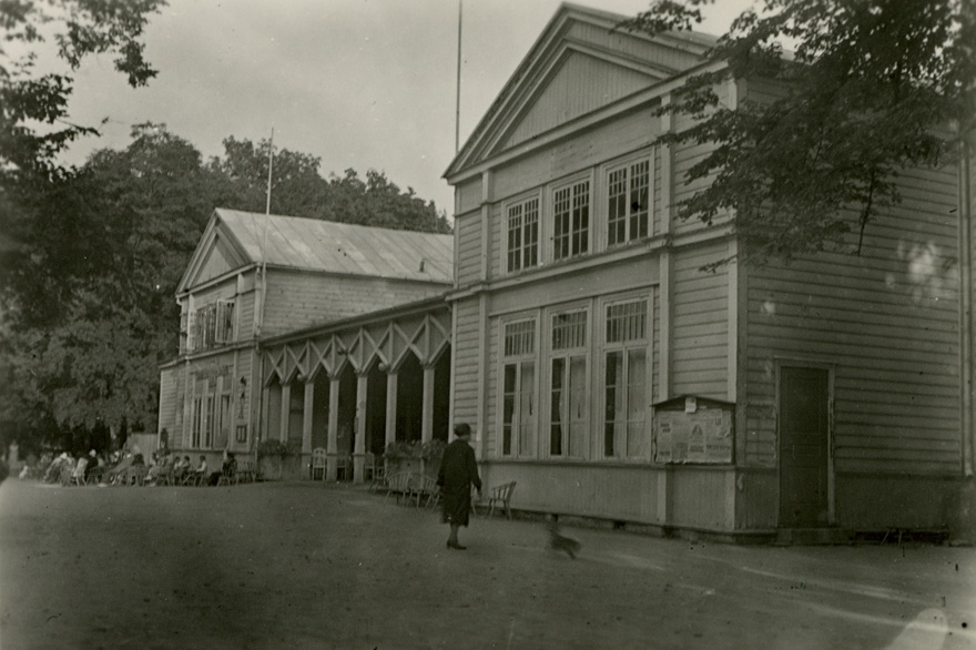 Kuressaare kuursaal, vaade. Arhitekt C. Lorenzen