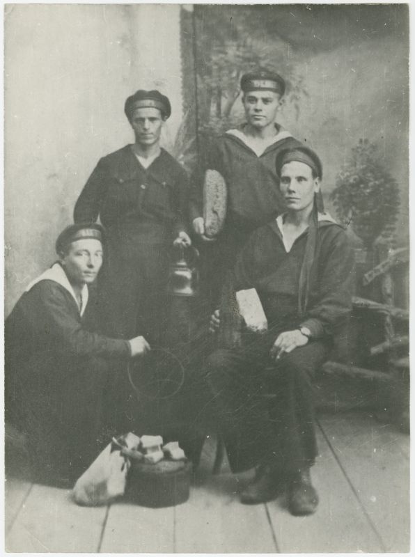 Grupp Balti laevastiku madruseid, kes võtsid osa lahingutest Volga flotilli koosseisus 1918-1919. a