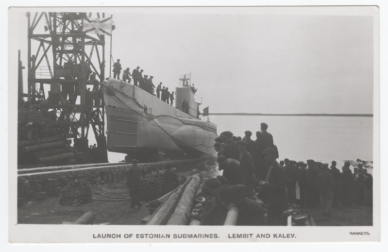 Allveelaeva "Kalev" vettelaskmine Barrow-in-Furnessis 7. juulil 1936.