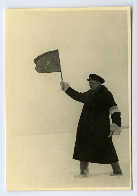 Nikolai Vekšin kohtunikuna NSV Liidu jääpurjetamise meistrivõistlustel