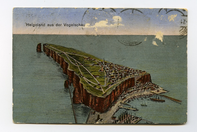 Vaade Helgolandi saarele linnulennult
