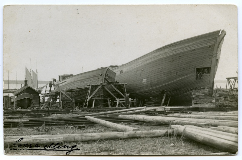 Purjelaeva "Mall" ehitamine ja purjelaeva "Vanemuine" ümberehitamine Loksal