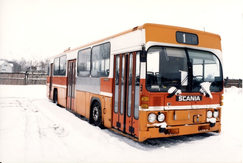 Rootsist ostetud kasutatud Scania buss