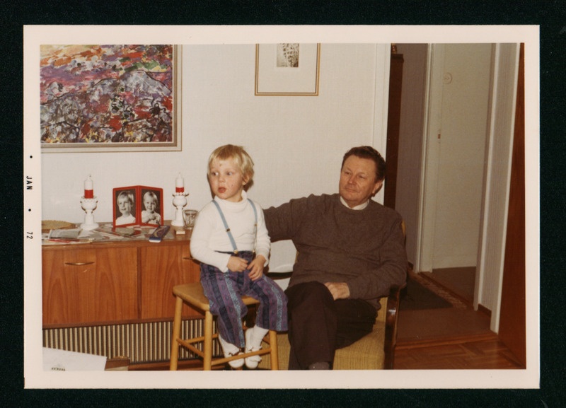 Gustav Ränk lapselapsega