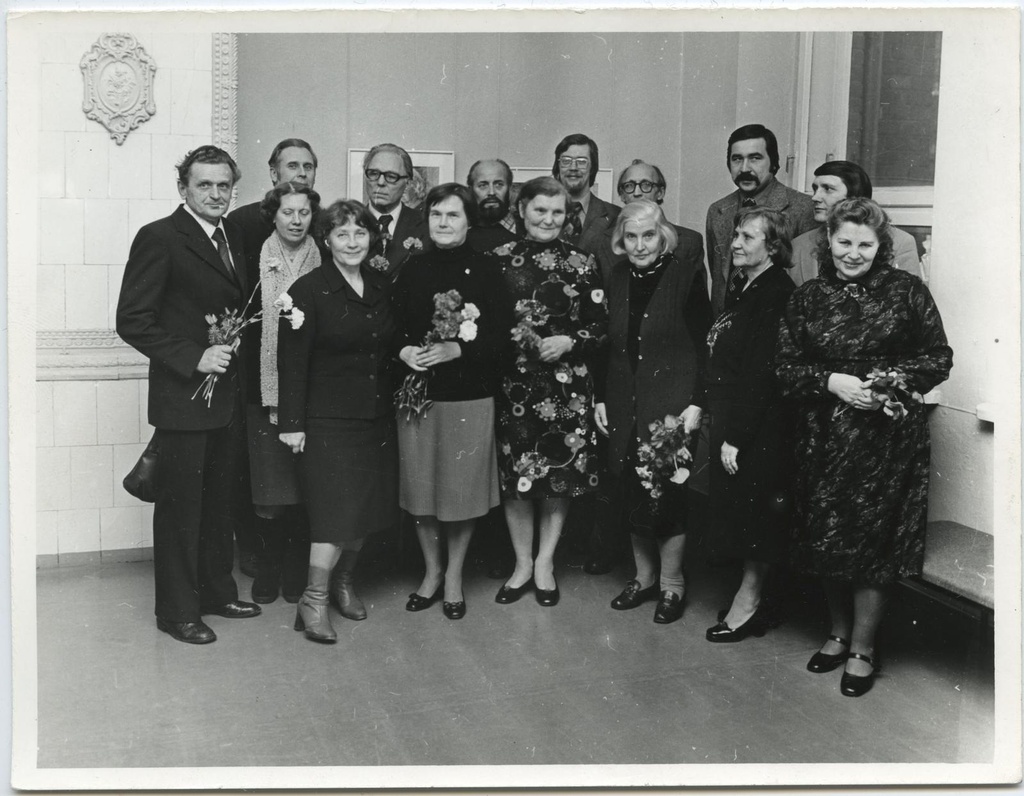 KKKK lõpetajad ja õppejõud 18. jaanuaril 1980.a.