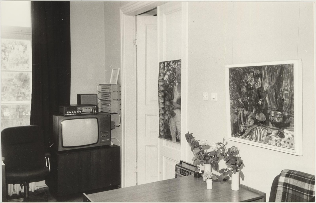 Kivisilla Pildigalerii tööruum 1988.a.