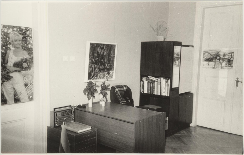Kivisilla Pildigalerii tööruum 1988.a.