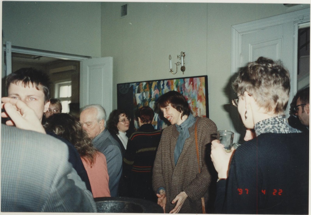 Konverents "70-ndate aastate kunst. Rujaline roostevaba maailm" Kivisilla Pildigaleriis 22.04.1997