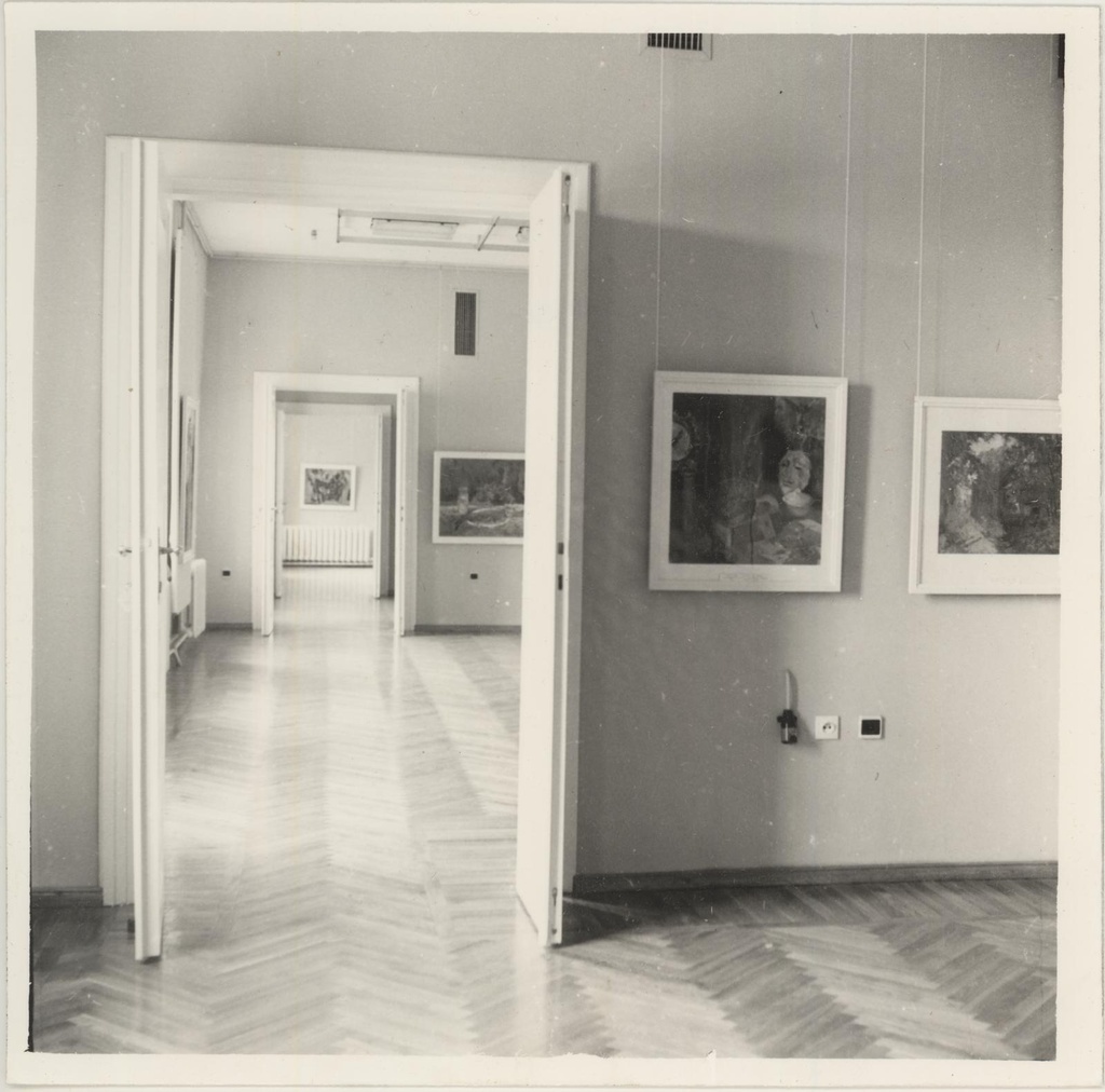 Vaade galerii esimesele püsiekspositsioonile 1988.a