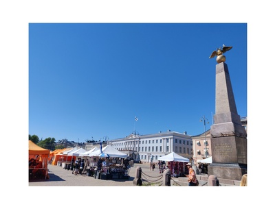 Esplanadi ja Keisarinna Aleksandran kivi; grafiikka rephoto