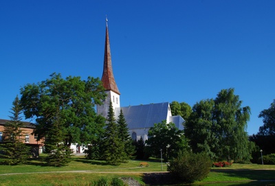 Rakvere vaade kirikuga. rephoto
