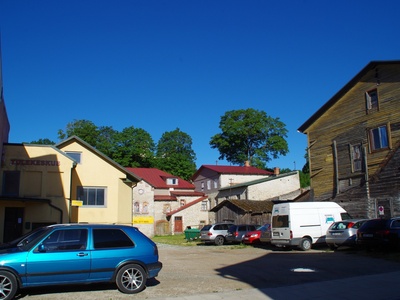 Rakvere castle seen from Pikk rephoto