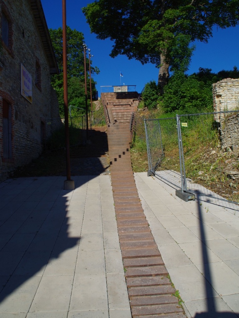 Rakvere, schody - lang rephoto