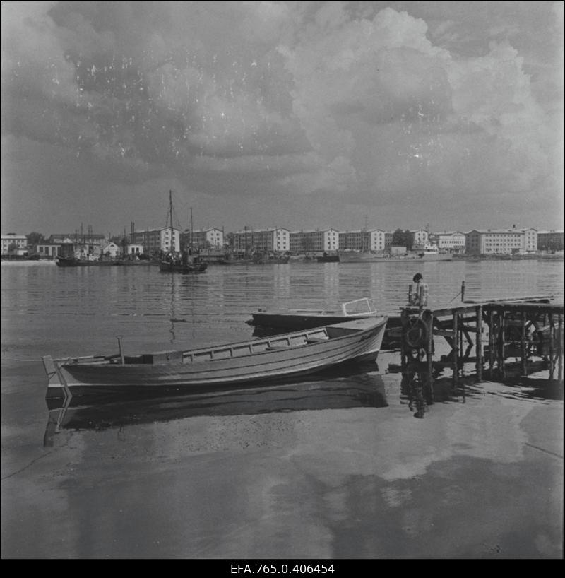 Pärnu vaade. Sadam.