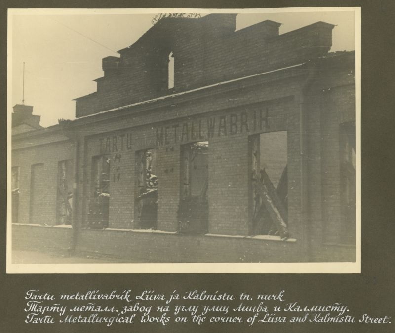 Tartu Metal Factory at the corner of Liiva and Kalmistu Street