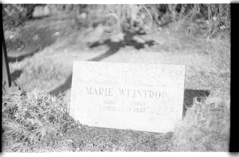Käsmu kalmistu, hauatähis nr 157, Marie Weintrop (1849-1938)