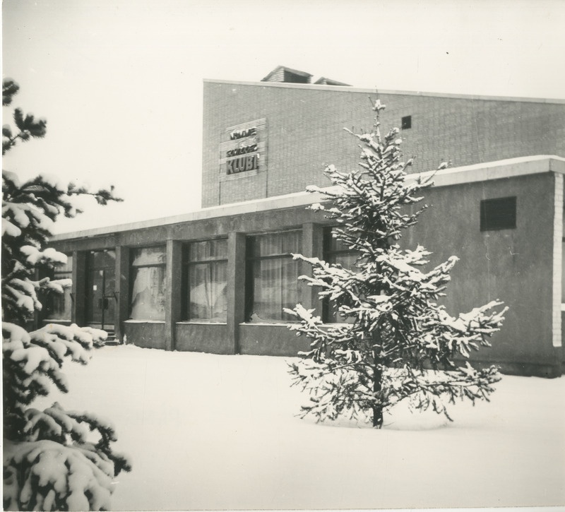 Foto. Nõmme sovhoosi klubi uus 1971.a. valminud klubihoone. Kilingi-Nõmme