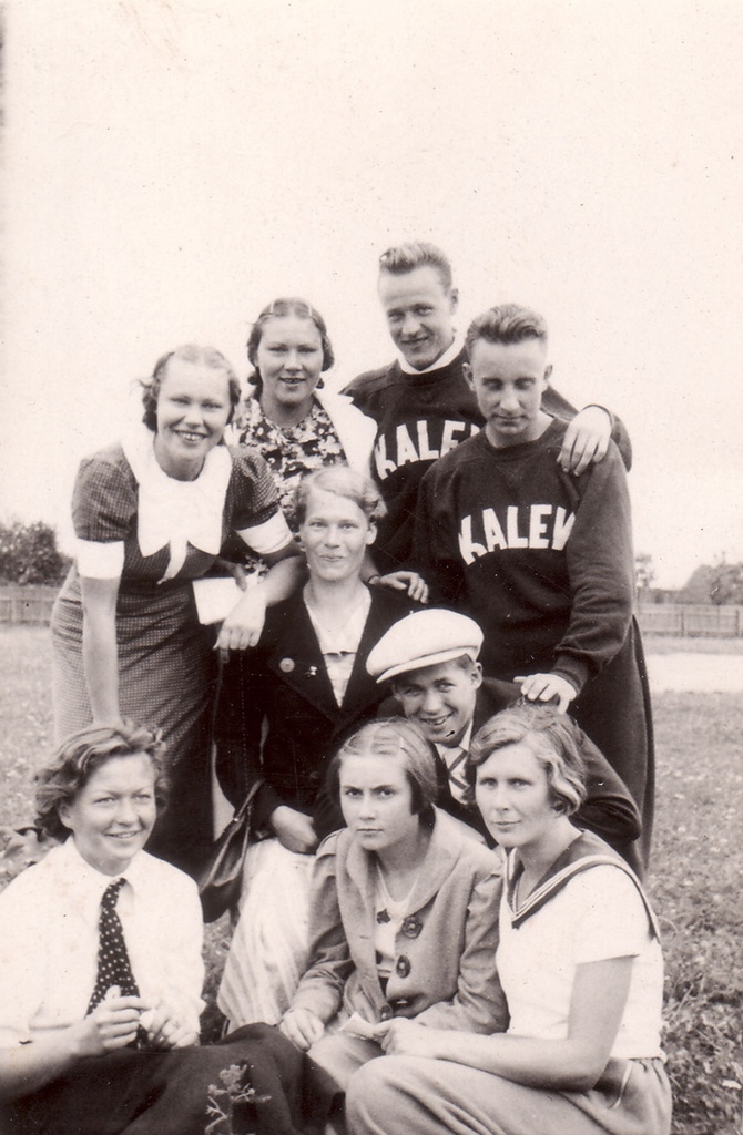 Grupp Tartu sportlasi 1939/1940