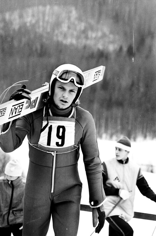 Suusakahevõistleja Ilmar Aluvee suusahüppevõistlusel