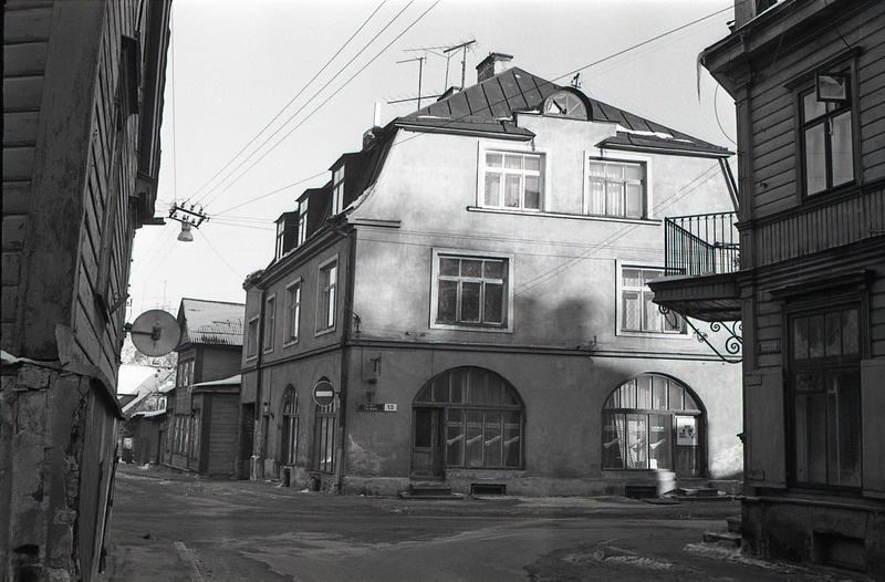 Sakala tn 17 elamu ja keemiline puhastus. Rekonstuktsioon: Herbert Johanson. Lammutatud